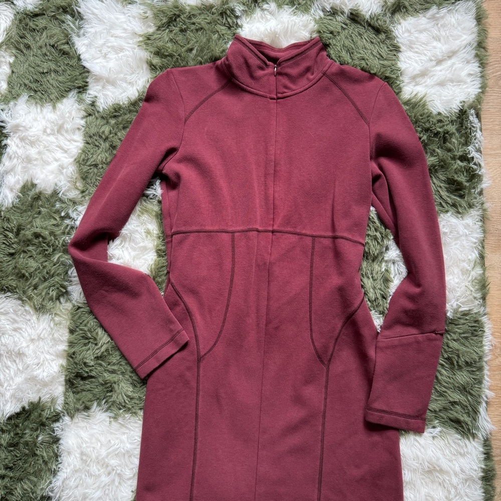 Athleta Maroon Dress - Picture 2 of 8